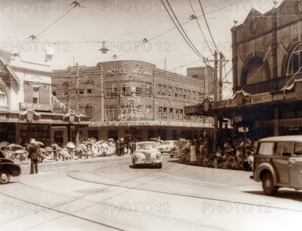Queen Elizabeth II visits Mosman, 18 February 1954. Creator: Unknown.