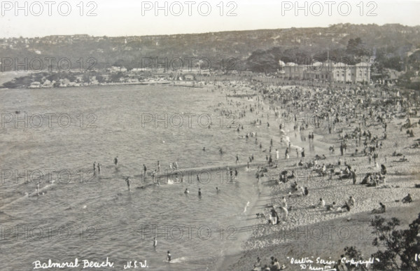 Balmoral Beach, Mosman, c1930. Creator: Unknown.