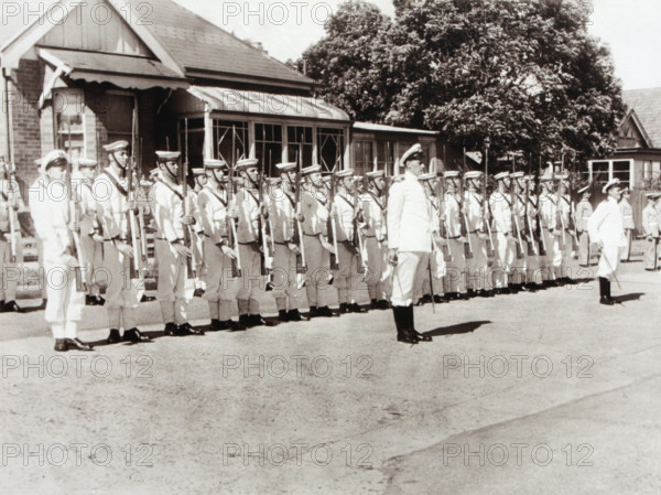 Opening ceremony, Garden of Remembrance, Mosman Park, 1952. Creator: Unknown.
