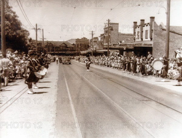 Royal visit, 1954. Creator: Unknown.