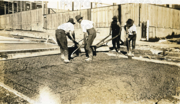 Road construction on Ourimbah Road, Mosman, 1930s. Creator: Unknown.