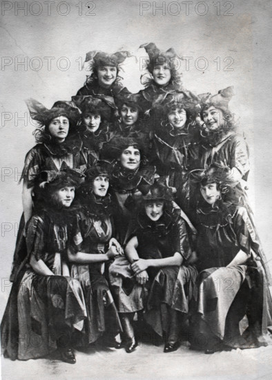 The Cheero Girls. Creator: Unknown.