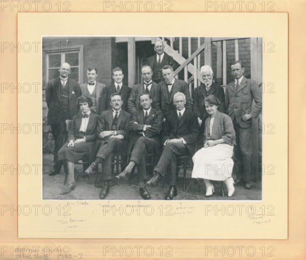 Council Office Staff, 1922-1923 Creator: Unknown.