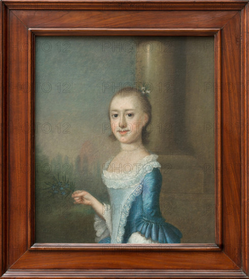 Portrait of Amarinthia Elliott, c1748. Creator: Jeremiah Theus.