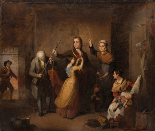 Spirit of '76, (1845). Creator: Tompkins H Matteson.