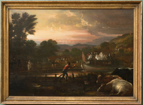 Paddington Canal, 1801. Creator: Benjamin West.