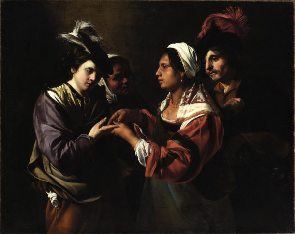 The Fortune Teller, c.between 1616 and 1617. Creator: Bartolomeo Manfredi.