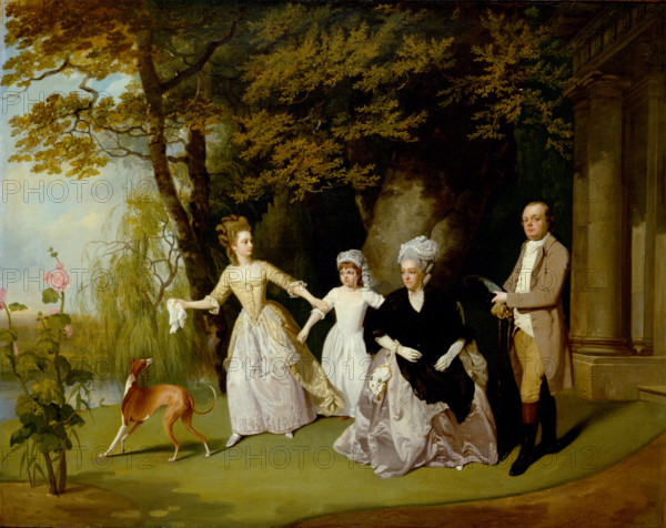 The Wilkinson Family, between 1776 and 1778. Creator: Francis Wheatley.