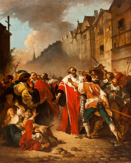 President Molé Confronted by Insurgents, between 1778 and 1779. Creator: Francois-Andre Vincent.