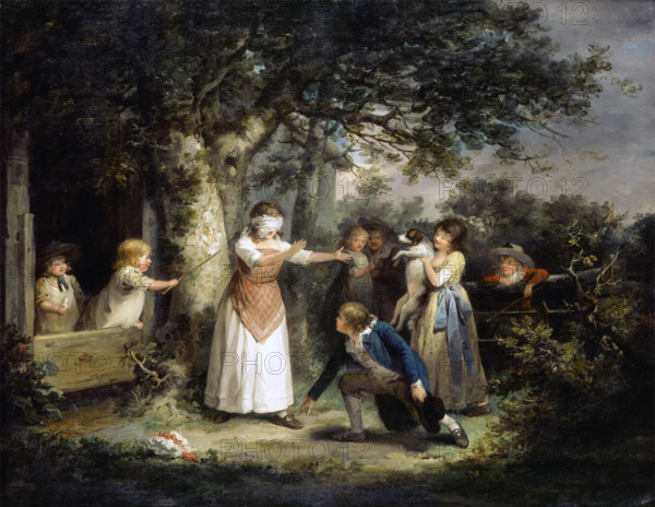 Blind Man's Buff, c1788. Creator: George Morland.
