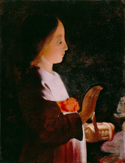 Young Virgin Mary, c1640. Creator: Georges de la Tour.