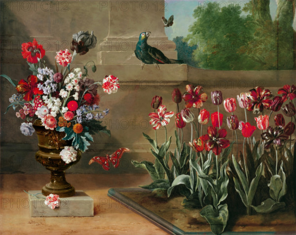 Corner of Monsieur de la Bruyere's Garden, 1744. Creator: Jean-Baptiste Oudry.