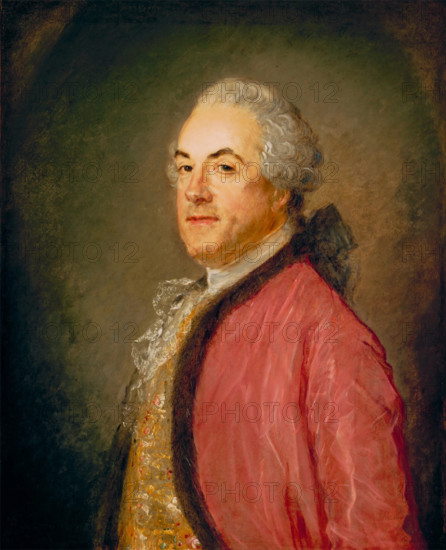 Portrait of a Man, c.between 1761 and 1763. Creator: Jean-Baptiste Perronneau.