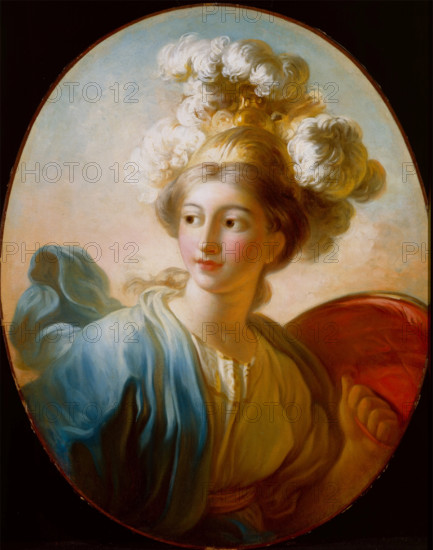 The Goddess Minerva, c1772. Creator: Jean-Honore Fragonard.