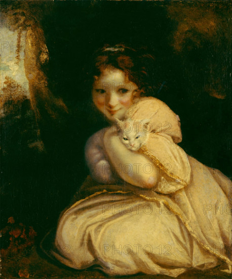 Felina with a Kitten, 1788. Creator: Sir Joshua Reynolds.