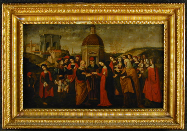 The Marriage of the Virgin, early 16th century. Creator: Monaldo Trofi.
