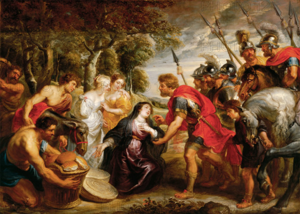 The Meeting of David and Abigail, between 1625 and 1628. Creator: Peter Paul Rubens.