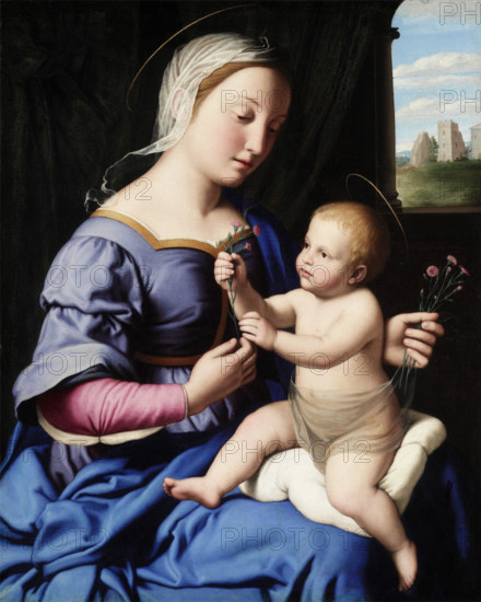 Madonna and Child, mid-17th century. Creator: Giovanni Battista Salvi da Sassoferrato.