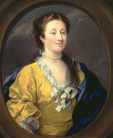 Portrait of a Lady, c1740. Creator: William Hogarth.