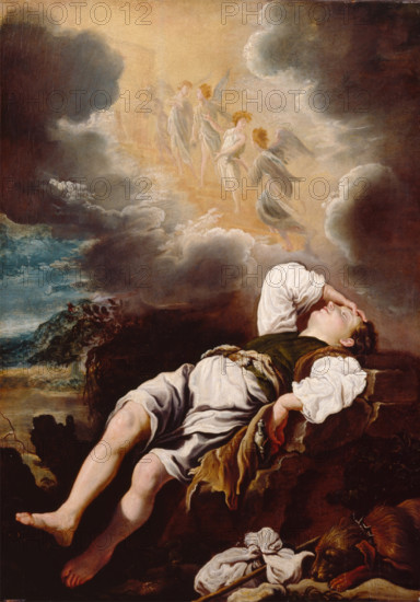 Jacob's Dream, possibly 1613 or 1614. Creator: Domenico Fetti.
