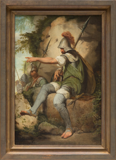 Bandit Taking up His Post, between 1773 and 1779. Creator: John Hamilton Mortimer.