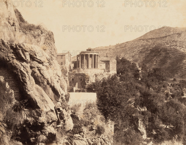 Temple at Vesta at Tivoli, c1863. Creator: Robert MacPherson.