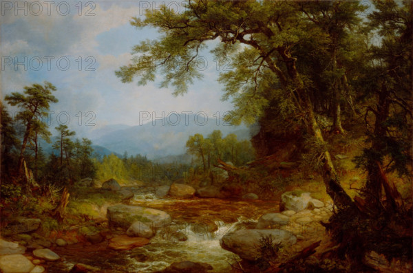 Monument Mountain, Berkshires, probably 1850. Creator: Asher Brown Durand.