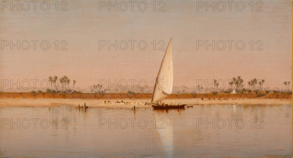 On the Nile, 1872. Creator: Sanford Robinson Gifford.