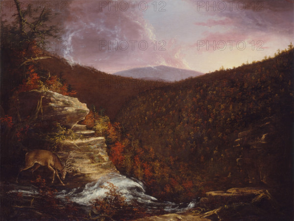 From the Top of Kaaterskill Falls, 1826. Creator: Thomas Cole.