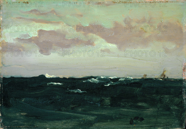 Violet and Blue: Among the Rollers, c1893. Creator: James Abbott McNeill Whistler.