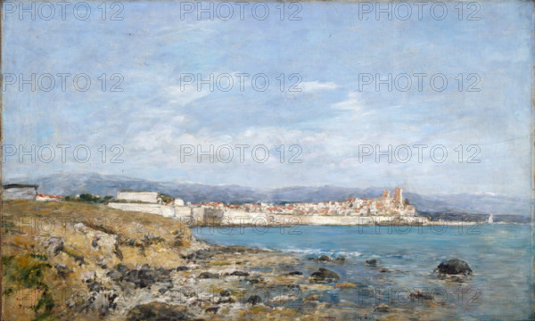 View of Antibes, 1893. Creator: Eugene Louis Boudin.