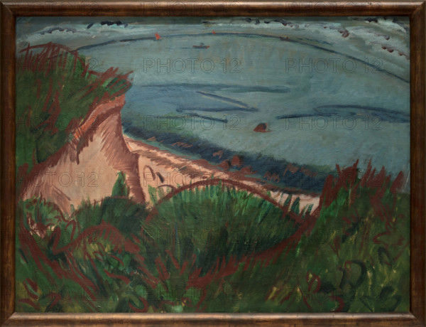 Coastal Landscape on Fehmarn, c1913. Creator: Ernst Kirchner.
