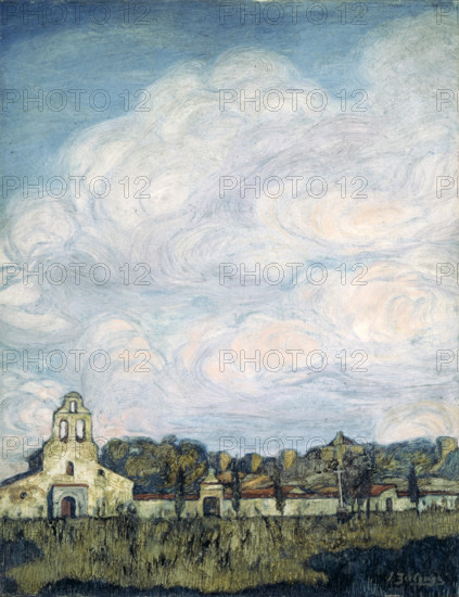 The Cemetery of Avila, late 19th or 20th century. Creator: Ignacio Zuloaga.