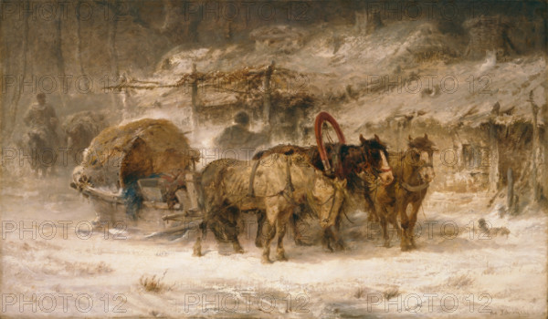 Halt at the Inn, c1850-1899. Creator: Christian Adolf Schreyer.