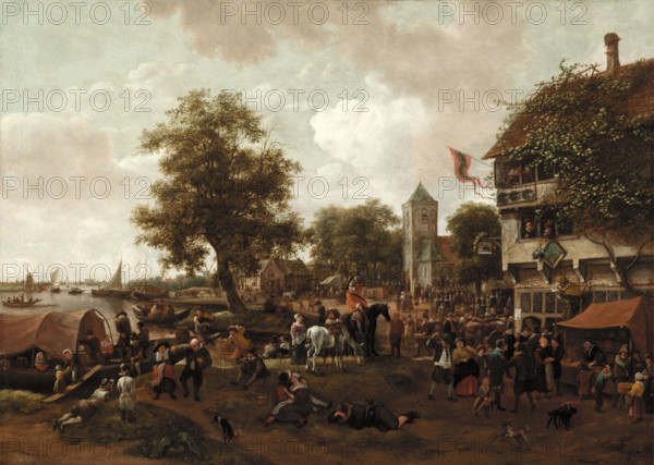 The Fair at Oegstgeest, c.between 1655 and 1660. Creator: Jan Steen.