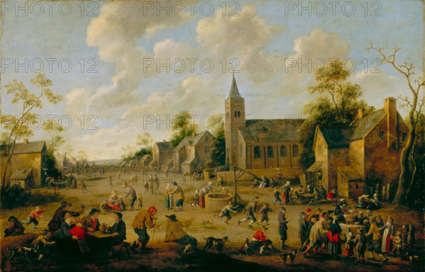 A Village Festival, c1645. Creator: Joost Cornelisz Droochsloot.