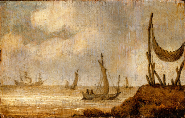 A Coastal Scene, 1630s. Creator: Unknown.