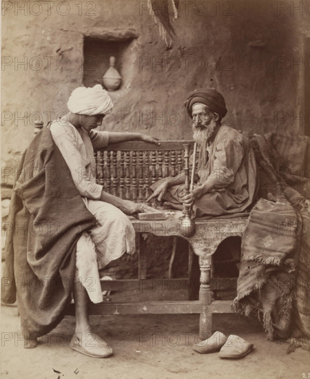 Egyptian Men, 1876. Creator: Anon.