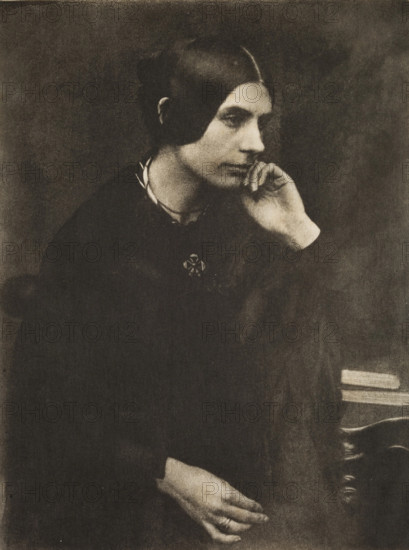Lady in Black, between 1843 and 1847. Creator: David Octavius Hill.