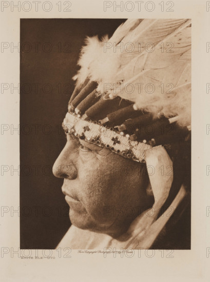 White Elk, Oto, 1927. Creator: Edward Sheriff Curtis.