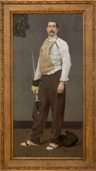 The Fencing Master, c1895. Creator: Gari Melchers.