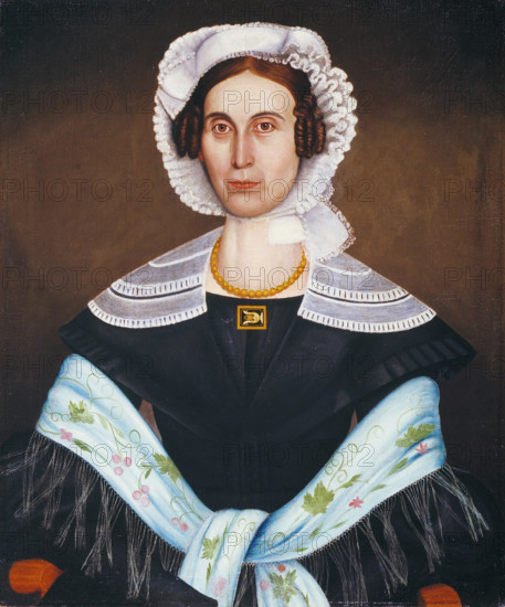 Mary P. Fiske, 1838. Creator: John Wilkie.