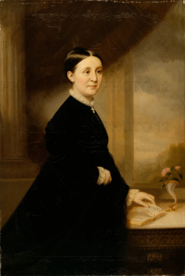 Mrs. John J. Bagley, between 1872 and 1882. Creator: Lewis Thomas Ives.