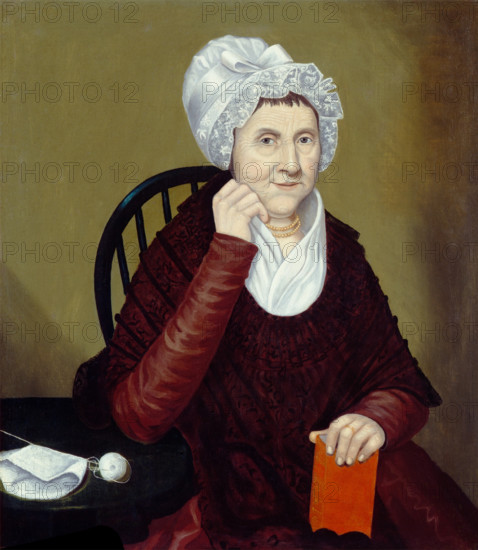 Mrs. Ammi Ruhamah Robbins, 1812. Creator: Reuben Moulthrop.