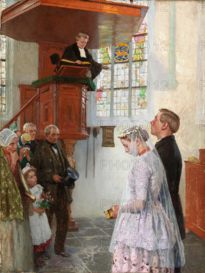 The Wedding, c1900. Creator: Gari Melchers.