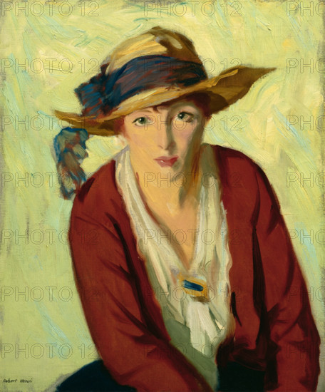 The Beach Hat, 1914. Creator: Robert Henri.