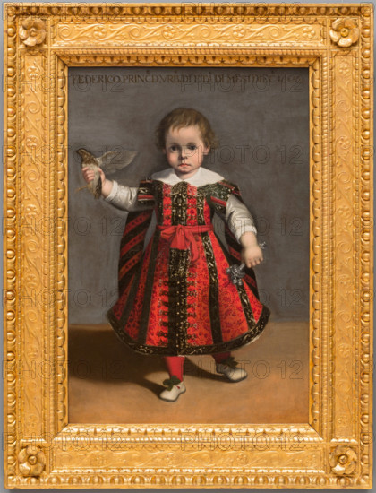 Federico, Prince of Urbino, at the Age of Eighteen Months, 1606. Creator: Alessandro Vitali.