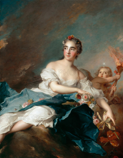 The Countess de Brac as Aurora, 1741. Creator: Jean-Marc Nattier.