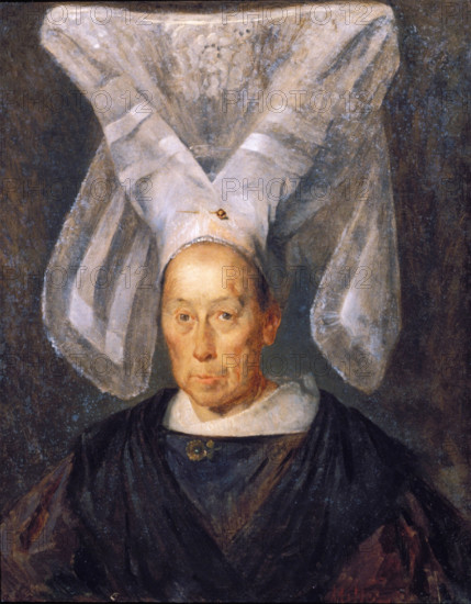 Madame Catherine Chancoigne, 1841. Creator: Jean Francois Millet.