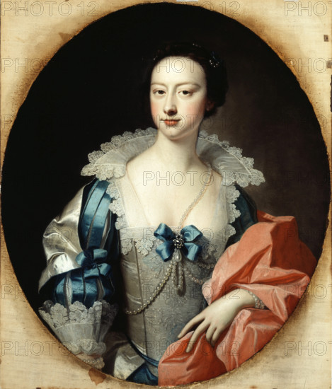 Miss Ashton, 18th century. Creator: Thomas Hudson.